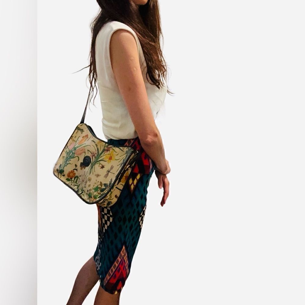 Gucci vintage floral crossbody black - Picture 2 of 16